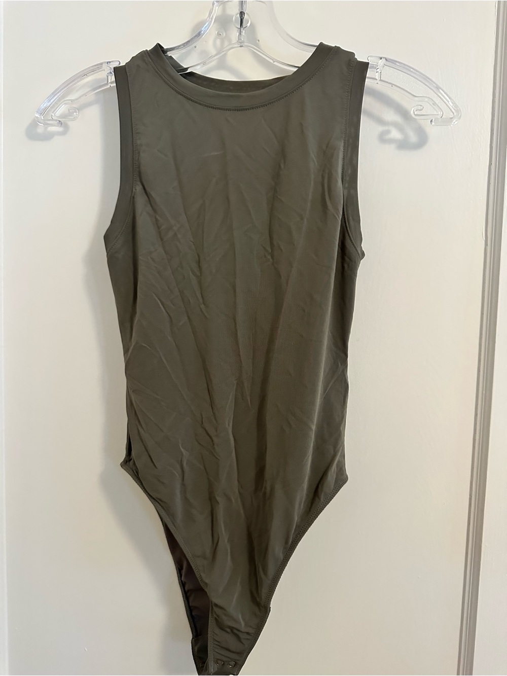 Citizens Of Humanity Olive Sleeveless Tank Bodysuit